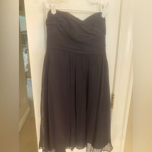 Navy Strapless Ann Taylor dress